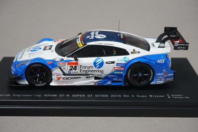 1/43 ���֥� 45383 ���� �ե�����२�󥸥˥���� ���ɥХ� GT-R �����ѡ�GT GT500 Rd.4 ���� ͥ�� 2016 #24
