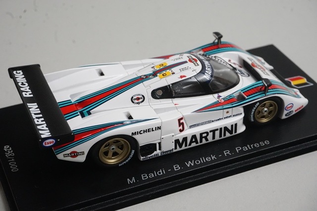 1/43 スパーク SB231 ランチア LC2 1000km SPA 優勝 1985 #5