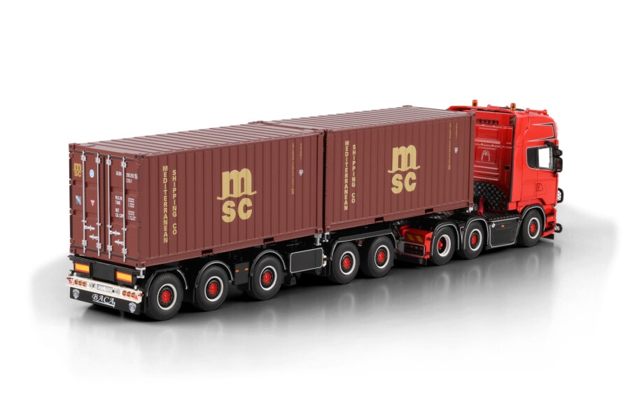 予約 01-5058 WSI 1/50 BACA SCANIA R6 TOPLINE 6X2 TWIN STEER