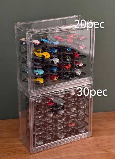 新品 Pitbox 1/64 20/30 Bay Display Box ディスプレイケース 30台収納