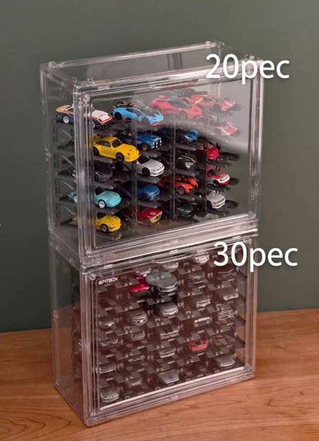 予約 Pitbox 1/64 20/30 Bay Display Box ディスプレイケース 30台収納