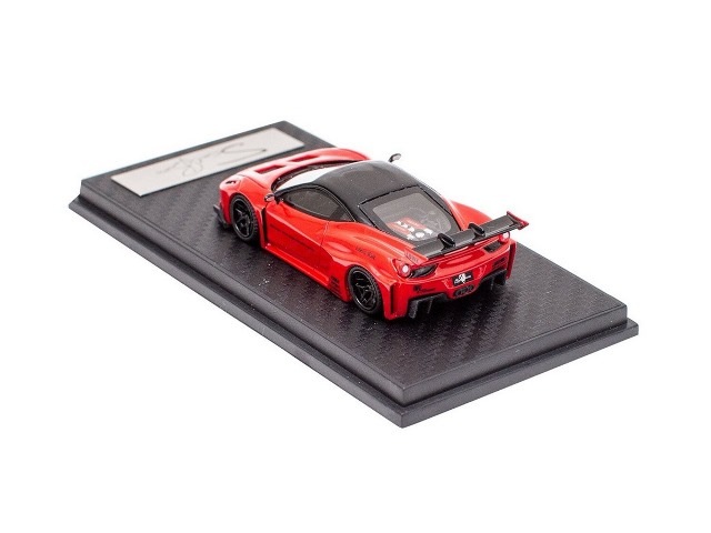 新品 MC43-RD Scale Box LBWK 1/64 LB-シルエットワークス 458 レッド