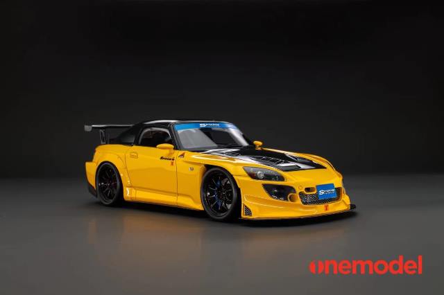 ͽ�� 23A03-04 onemodel 1/18 �ۥ�� Honda S2000 Spoon Street Carbon Bonnet Version ��������