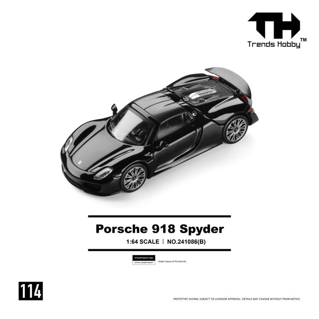 予約 241086B Trends Hobby TH 1/64 ポルシェ スパイダー Porsche 918