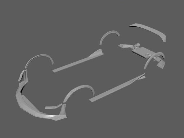 新品特価 90 Studio 1/64 改造パーツ Arising-1 Style Setエアロ