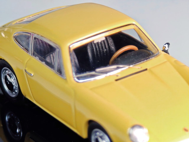 予約 Carport Model 1/64 ポルシェ 911 Racing Yellow, Boost Gear