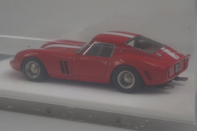 ����  M64X 1/64  250GTO S/N 3809GT Red Silver And White Body Stripes