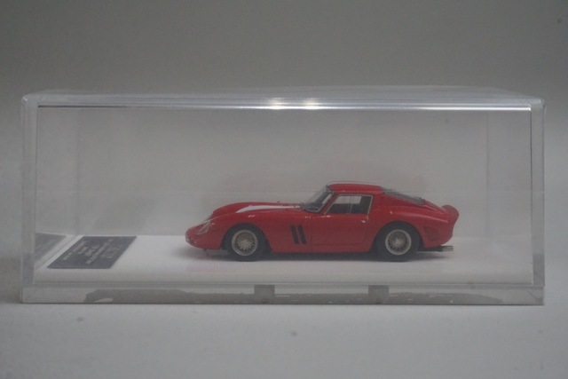 ����  M64X 1/64  250GTO S/N 3809GT Red Silver And White Body Stripes