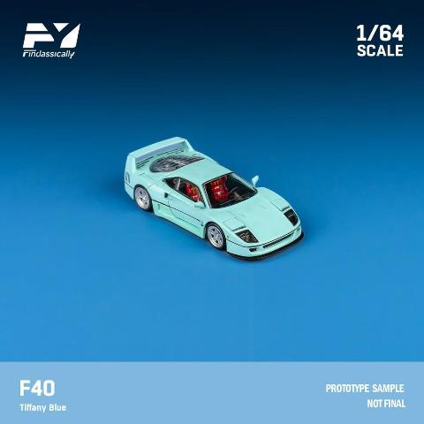 ブンブルー まとめ売り 新品 FY64081 Finclassically 1/64 F40 Tiffany Blue, Boost