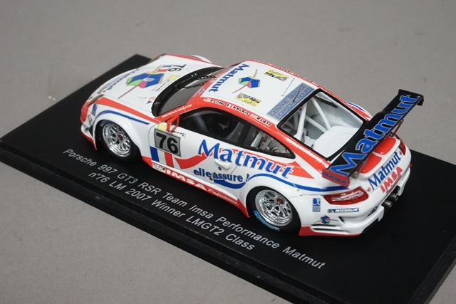 1/43 ���ѡ��� S1903 �ݥ륷�� 997 GT3 RSR ������ IMSA Performance Matmut ��ޥ� LMGT2���饹 ͥ�� 2007 #76