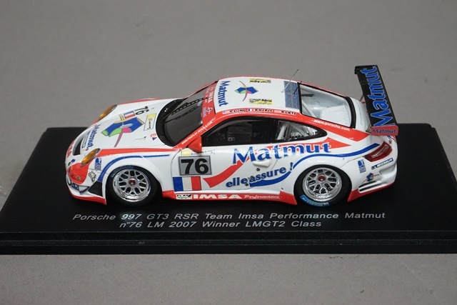 1/43 ���ѡ��� S1903 �ݥ륷�� 997 GT3 RSR ������ IMSA Performance Matmut ��ޥ� LMGT2���饹 ͥ�� 2007 #76