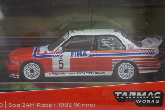 新品 T64-009-92SPA05 Tarmac Works 1/64 BMW M3 E30 Spa