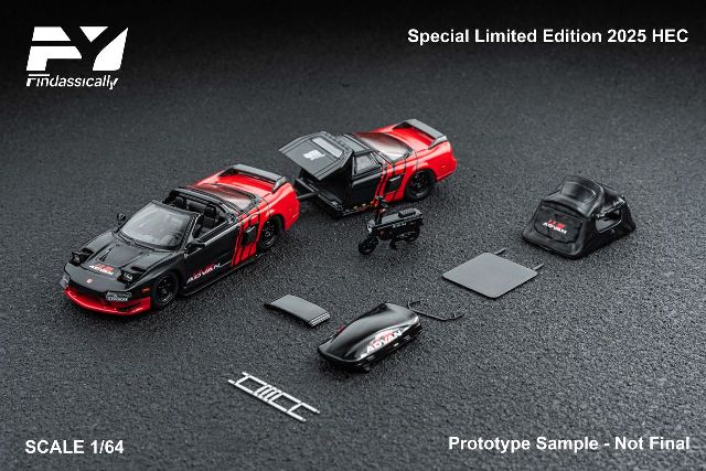 チビギャング商品 新品 Finclassically 1/64 ホンダ NSX TRA by “Chris Cut