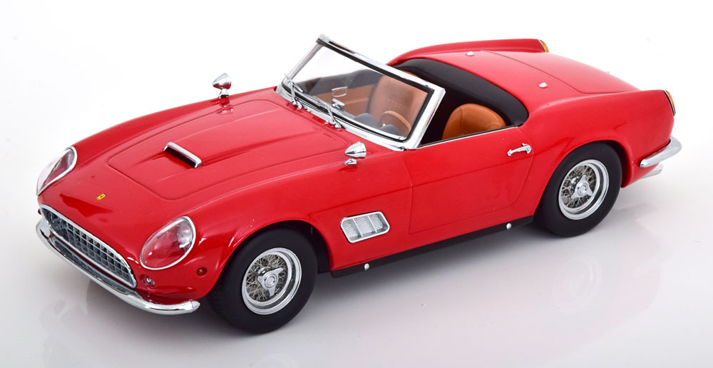 ���� KKDC181041 KK scale 1/18 �ե��顼�� 250 California Spyder 1960 US Version red