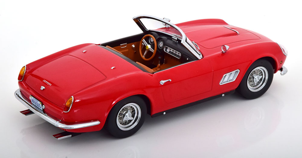 ���� KKDC181041 KK scale 1/18 �ե��顼�� 250 California Spyder 1960 US Version red