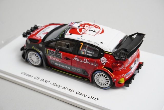 【美品】スパーク CitroenDS3 WRC 1/43 1:43 SPARK S3302 Citroen DS3 WRC Sweden Rally 8th 2011 #8