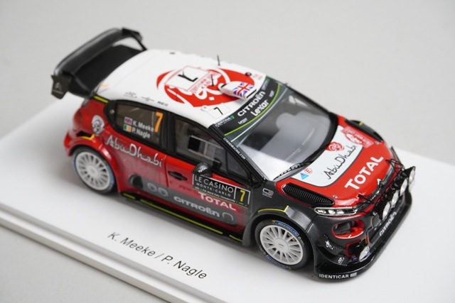 1/43 スパーク S5155 シトロエン C3 WRC モンテカルロラリー