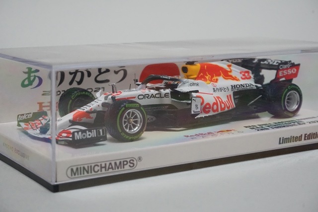 新品 413213633 ミニチャンプス 1/43 ホンダ レッド ブル
