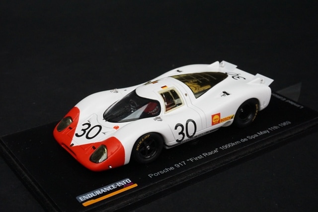 1/43 スパーク Endurance-info 特注 ポルシェ 917 初レース スパ 1969