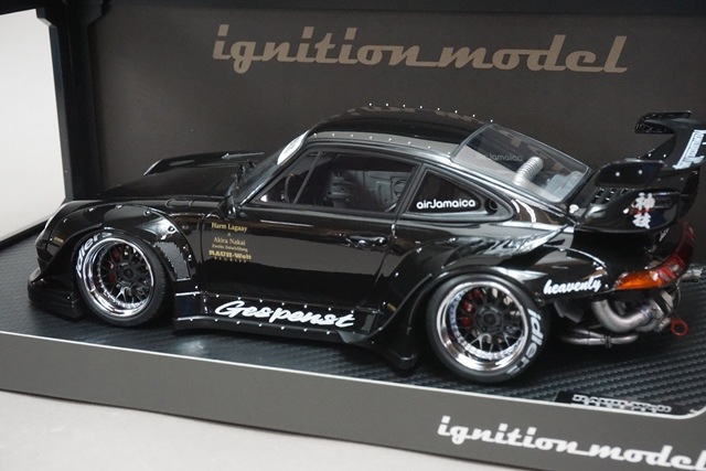 1/18 イグニッションモデル IG1960 RWB 993 ブラック, Boost Gear