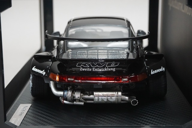 1/18 イグニッションモデル IG1960 RWB 993 ブラック, Boost Gear