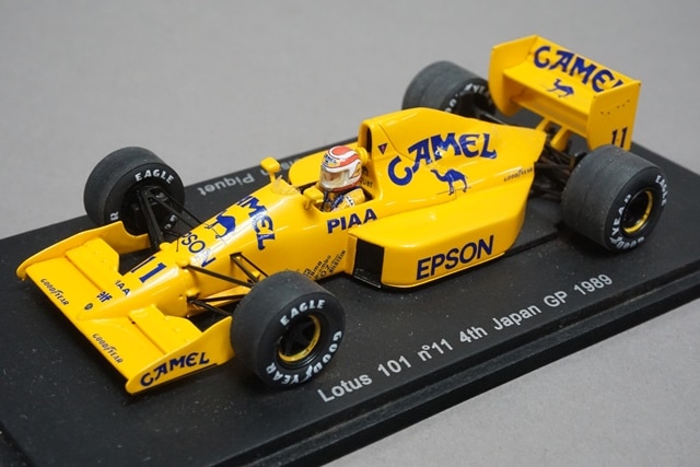 1/43 スパーク Lotus101 #11 1989 日本GP ピケ 4th 1/43 スパーク S1781 ロータス 101 日本GP 4位 1989 #1 N.ピケ