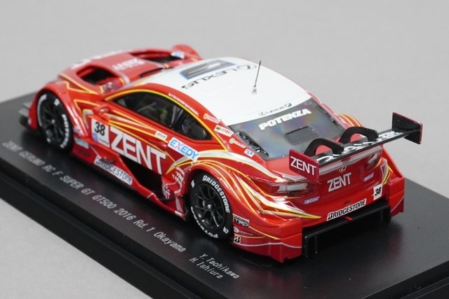 1/43 エブロ 45386 レクサス スーパーGT GT500 2016 Rd.1 Okayama ZENT