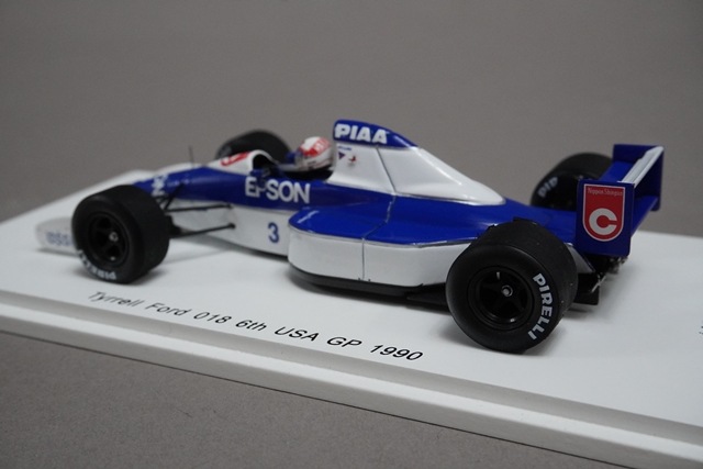 ミニカー SPARK 1/43 Tyrrell Ford 018 NAKAJIMA 1/43 スパーク TR003 Forza特注 ティレル フォード 018 アメリカGP 6th