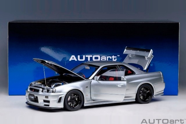 ニモ 77464 1/18 ニスモ R34 GT-R Z-tune （ミッドナイトパープルⅢ