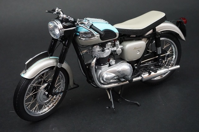 1/12 ミニチャンプス 122133001 トライアンフ ボンネビル 650 T120 1959 ブルー/グレー, Boost Gear ミニカー通販