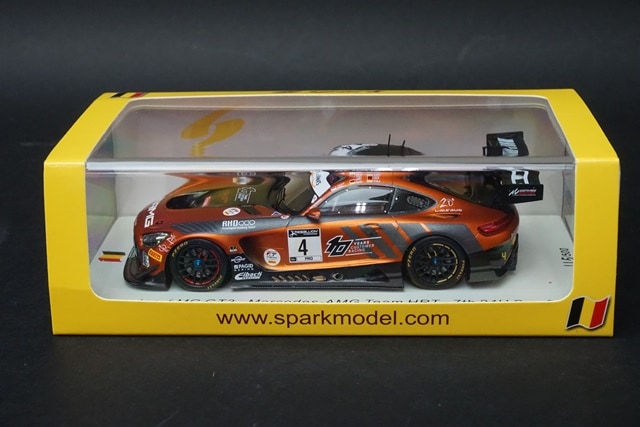 1/43 スパーク SB375 メルセデス AMG GT3 Team HRT 7位 SPA24h 2020#4