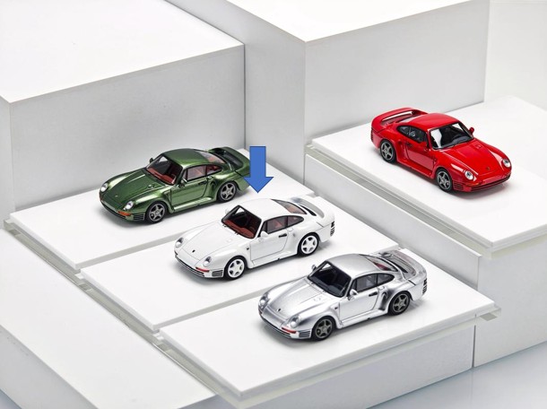 予約 Zincit Model 1/64 Legendary sports car 959 Ivory White, Boost