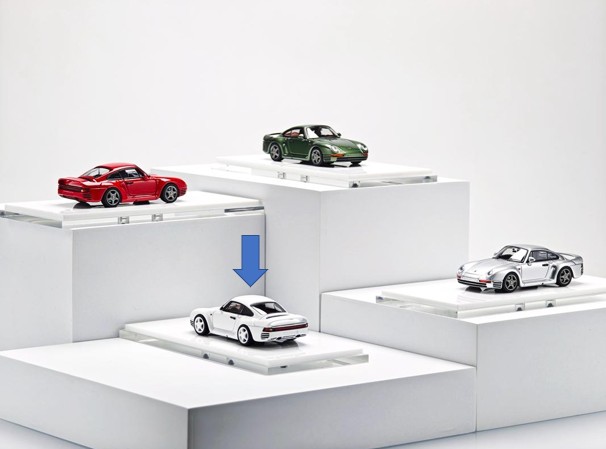 予約 Zincit Model 1/64 Legendary sports car 959 Ivory White, Boost