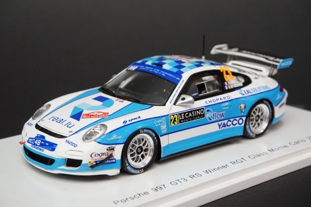 ポルシェ935turboミニカー1/43 1/43 スパーク S5160 ポルシェ 997 GT3 RS #23 Winner RGT Class