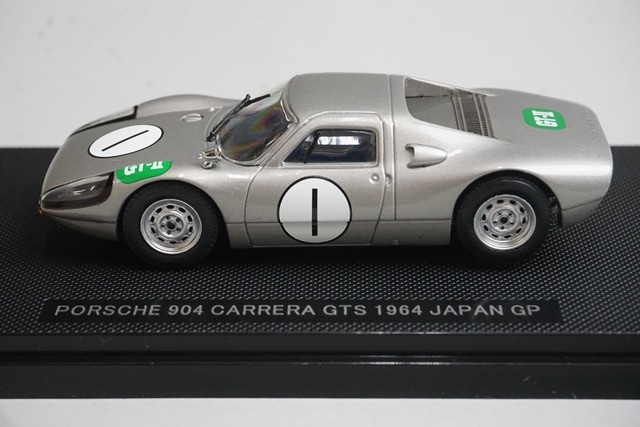 1/43 エブロ 43725 ポルシェ 904 カレラ GTS 日本GP 1964 #1 シルバー