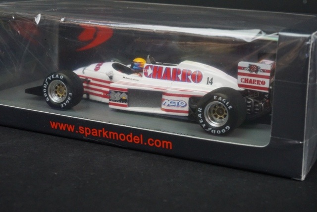 1/43 スパーク S7221 AGS JH22 #14 6th Australian GP 1987 Roberto