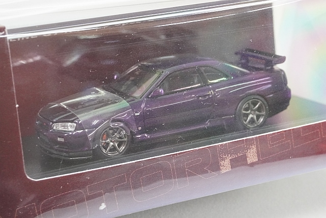 新品 M63401 モーターヘリックス 1/64 Nissan スカイライン GT-R R34 V