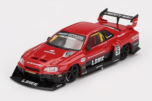 新品 MGT00843-BL TSM MINI-GT 1/64 日産 LB-ER34 Super