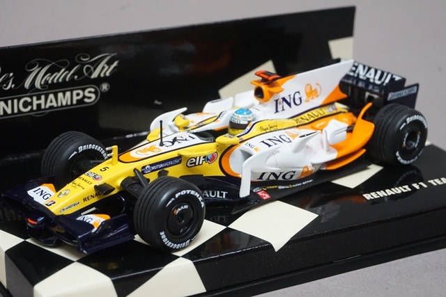 ミニチャンプス 1/43 ルノー R28 F.アロンソ2008年 日本GP優勝 ミニチャンプス 1/43 ルノー R28 F.アロンソ2008年 日本GP優勝