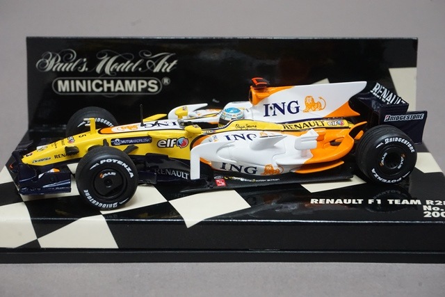 1/43 ミニチャンプス 400080005 ルノー F1チーム R28 2008 #5