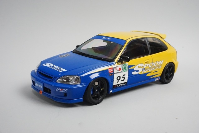 新品 M85014 モーターヘリックス 1/18 ホンダ シビック タイプR(EK9
