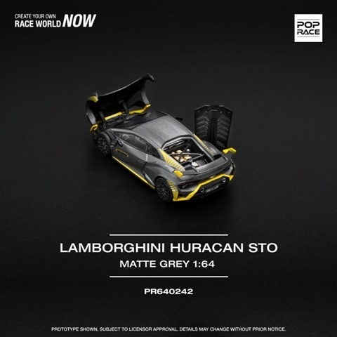 予約 PR640242 POP RACE 1/64 ランボルギーニ Huracan sto マット