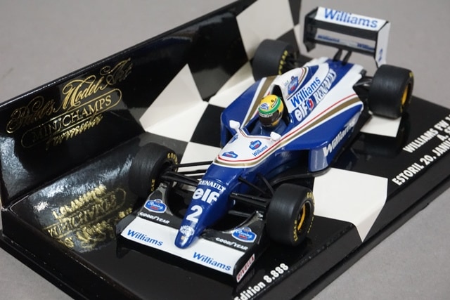 1/43 ミニチャンプス 430941002 ウィリアムズ FW15 A.セナ エストリル