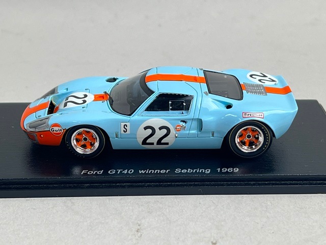 1/43 スパーク 43SE69 フォード GT40 ガルフ 12 Hours of Sebring