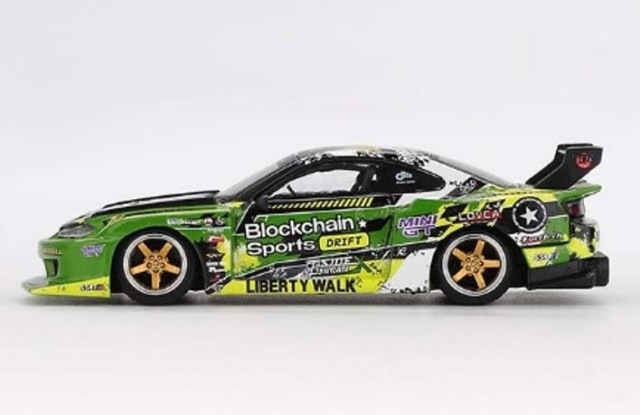 予約 MGT00823-BL TSM MINI-GT 1/64 日産 Nissan シルビア(S15) LB