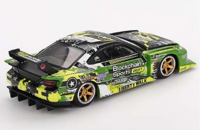新品 MGT00823-BL TSM MINI-GT 1/64 日産 Nissan シルビア(S15) LB