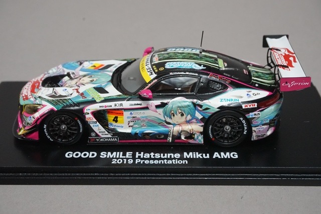 絶版　1/43 初音ミク #6 Mercedes-AMG 2019 SPA24H 1/43 #6 Mercedes-AMG Team Black Falcon 2019 SPA24H ver.