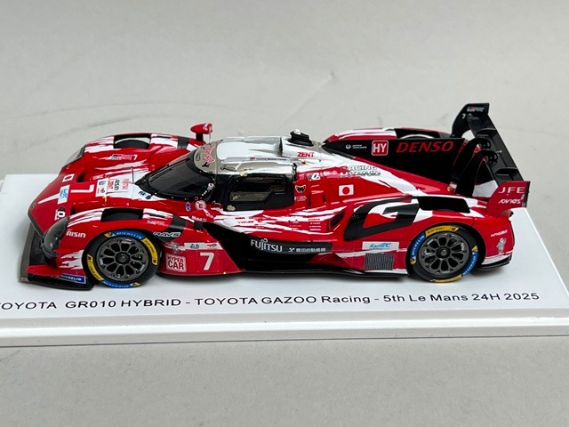 1/43 ���ѡ��� S9259 �ȥ西 GR010 - Hybrid TOYOTA GAZOO RACING 5th �롦�ޥ� Le Mans 24H 2025 #7 M. Conway - ���Ӳ�̴�� - N. De Vries