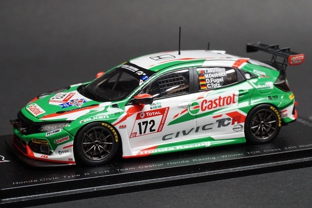1/43 スパーク SG537 ホンダ Civic #172 Team Castrol Honda Racing