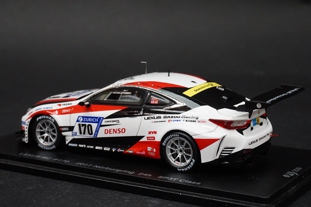 1/43 スパーク GR17A027 トヨタ GAZOO Racing特注 GR レクサス RC